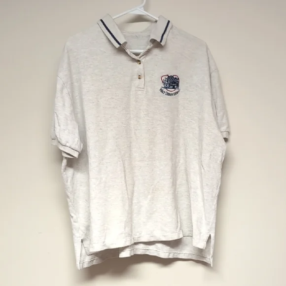 Disney Gray Polo with Embroidered Logo - Picture 1 of 6